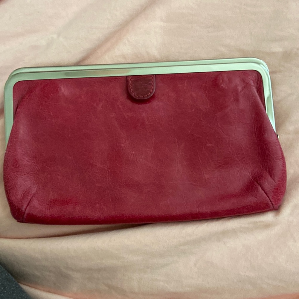 HOBO brand pink leather purse